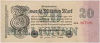 Německo, 20 Millionen Mark 1923, Ro.96c