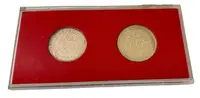Maďarsko - Sada stříbrných mincí 100 a 50 Forint 1969 - fotografie 2