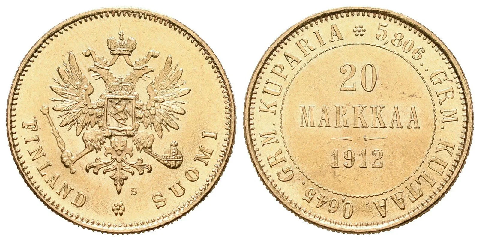Ražby pro Finsko, Mikuláš II., 1894 - 1917 — 1