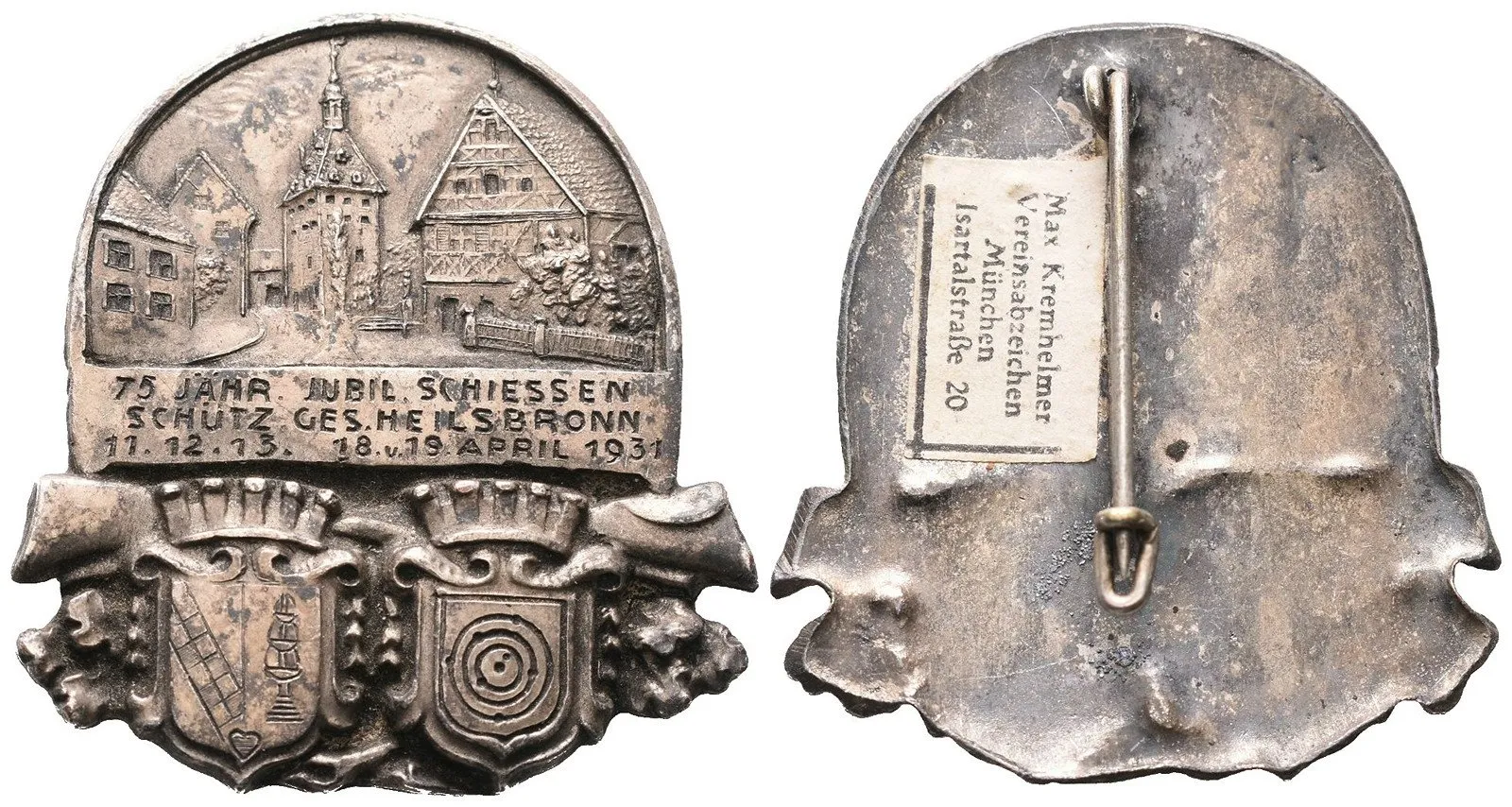 Střelecké medaile - cizina — 1