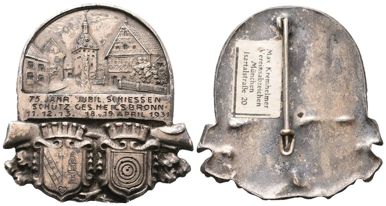 Střelecké medaile - cizina — 1