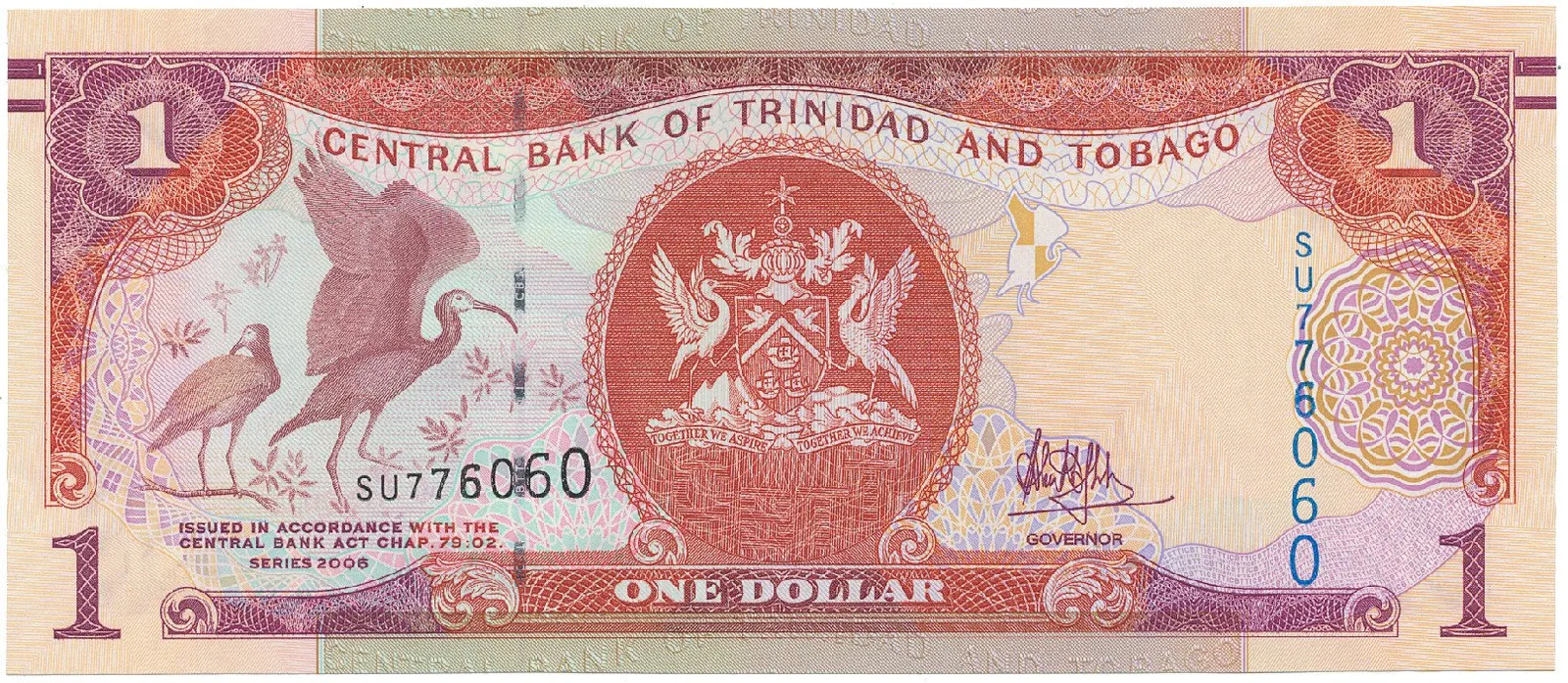 Trinidad a Tobago, 1 Dollar 2006, P.46A