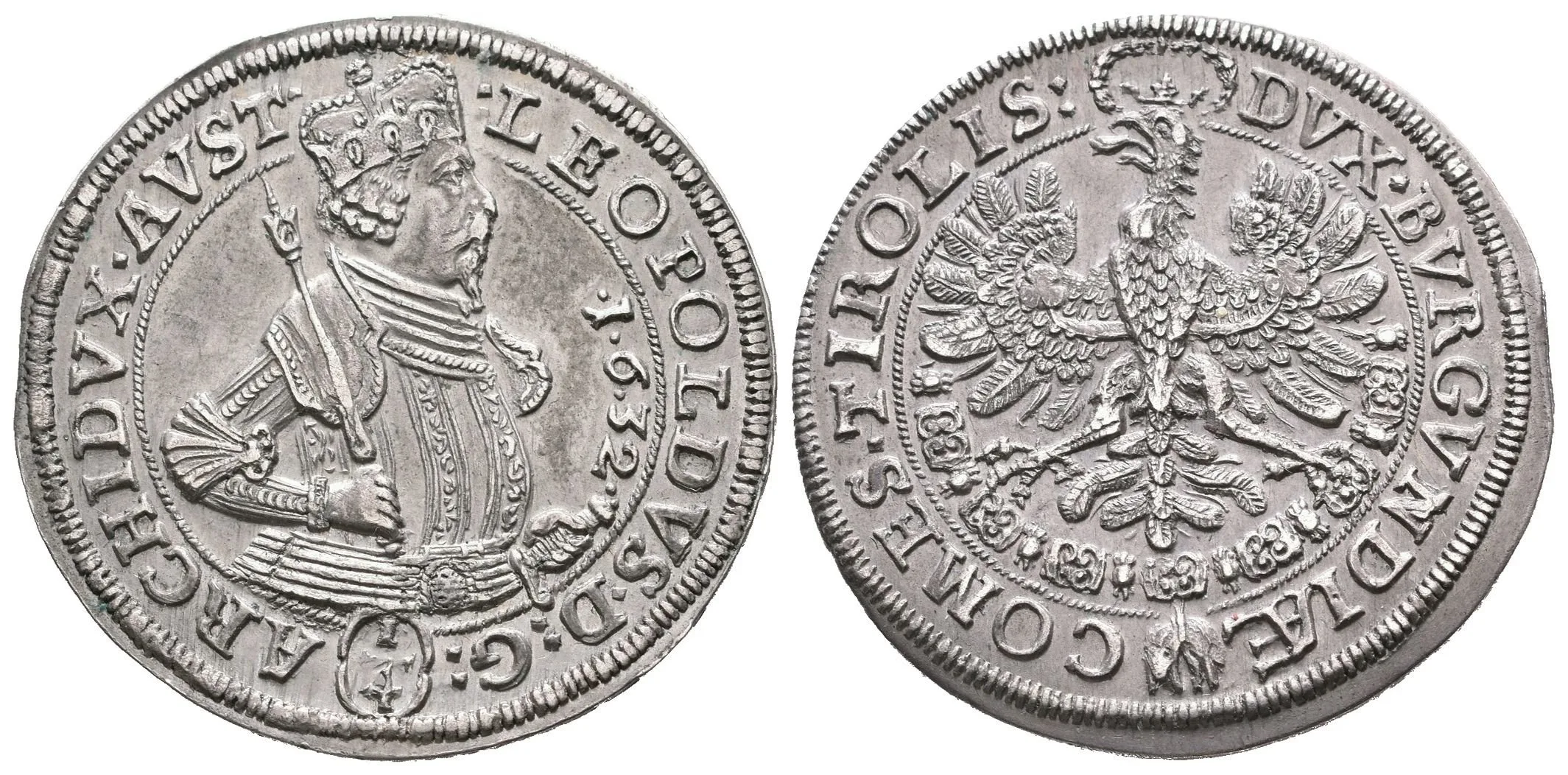 1/4 Tolar 1632, Hall, KM.795.2, krásná zachovalost, pěkně vyražený, — 1