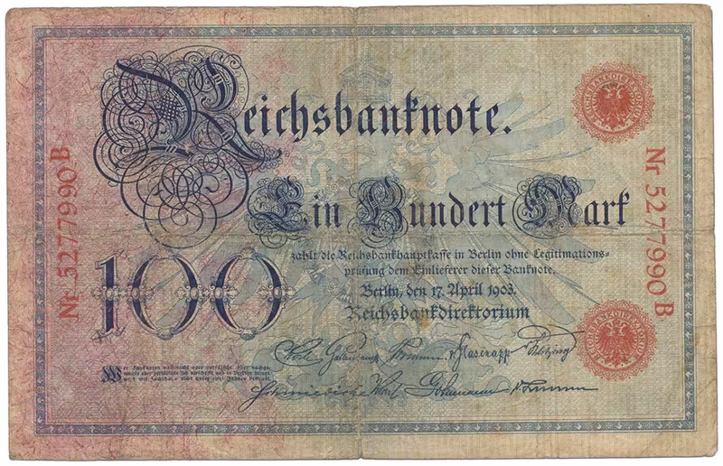 Německo, 100 Mark 1903, Ro.20
