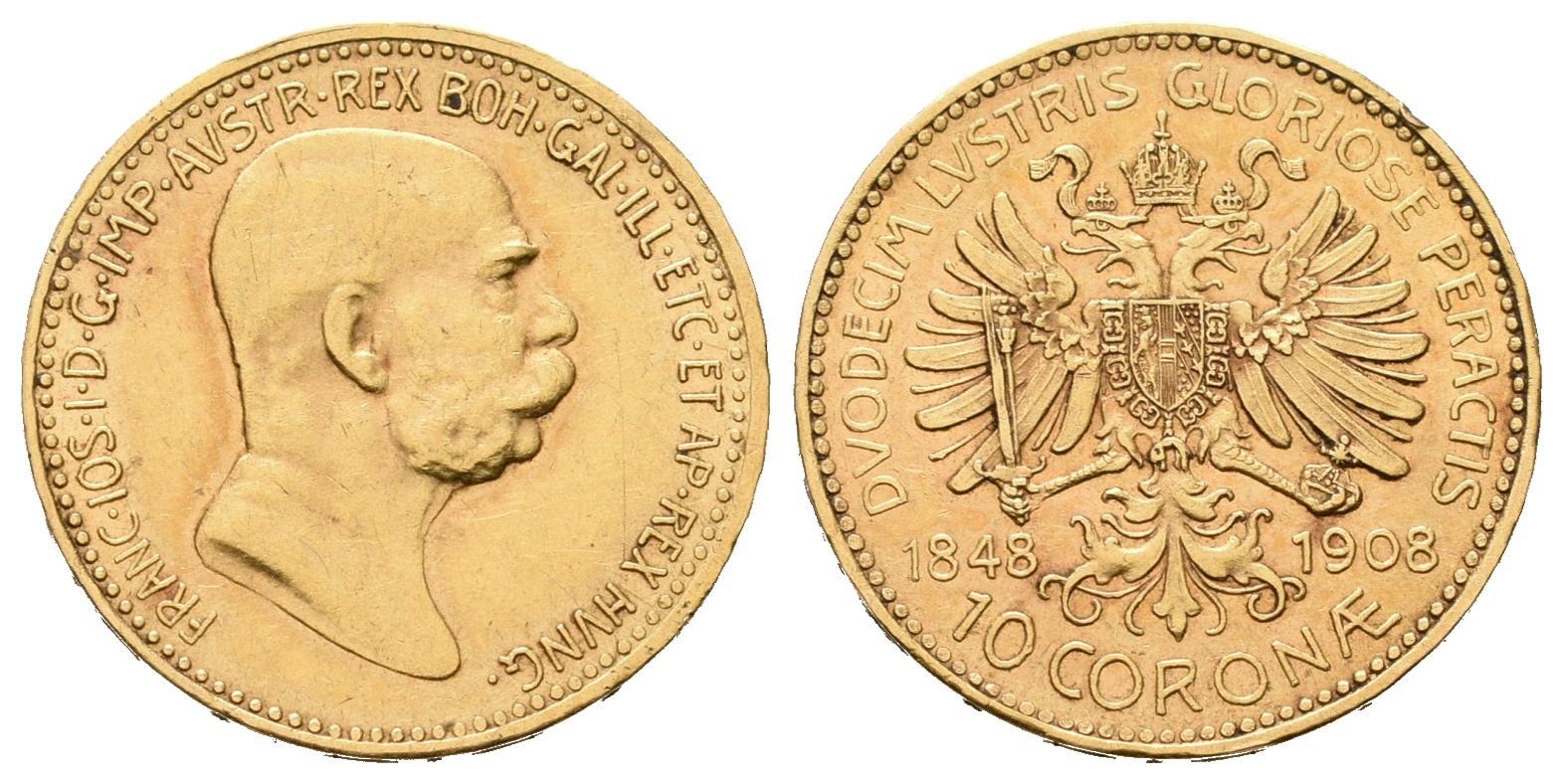 10 Koruna 1908 - jubilejní
