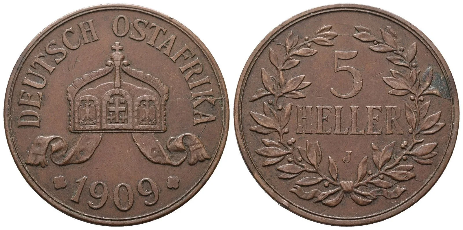 Koloniální ražby, Německá Východní Afrika — 1
