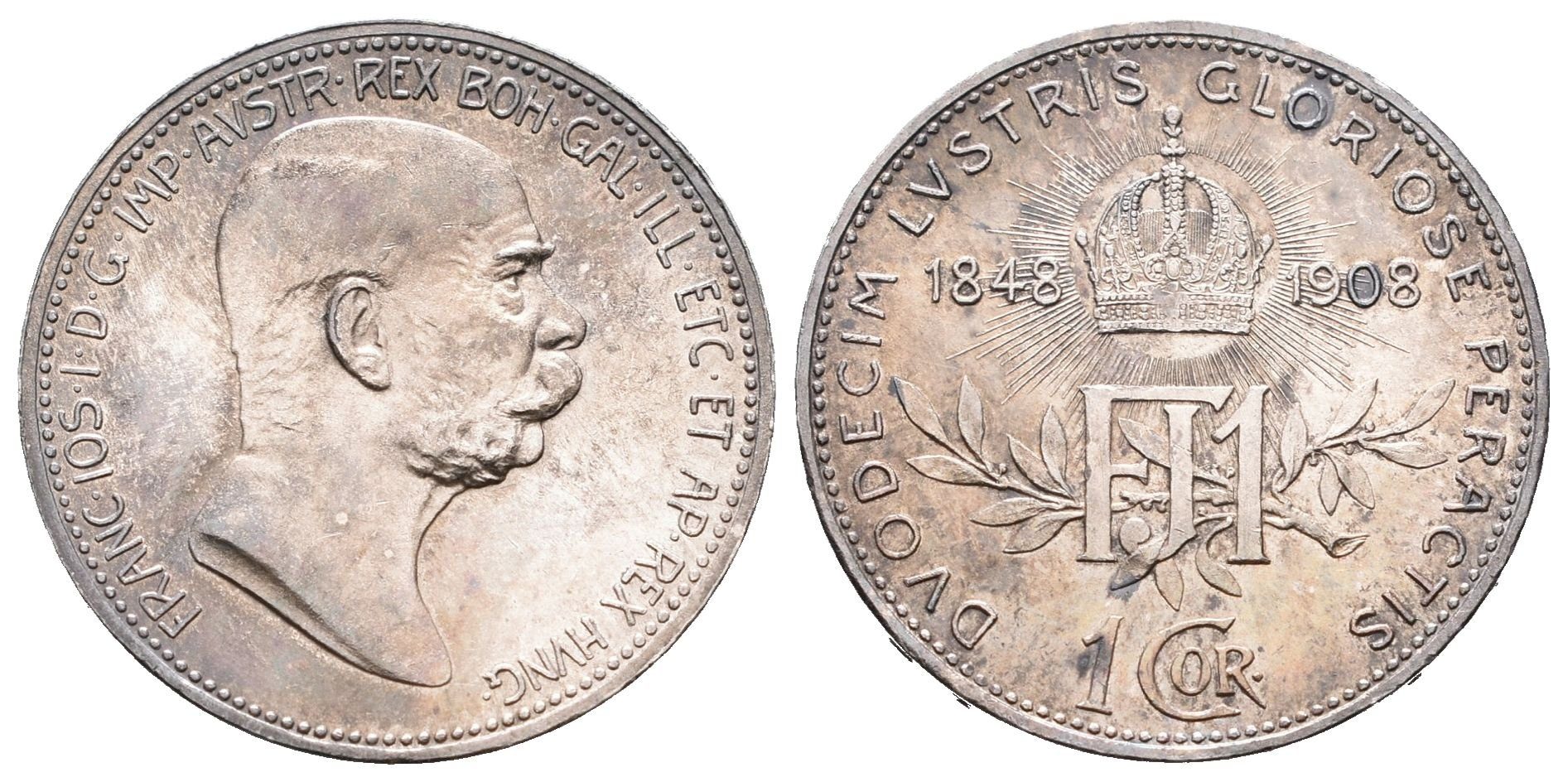 1 Koruna 1908 - Jubilejní
