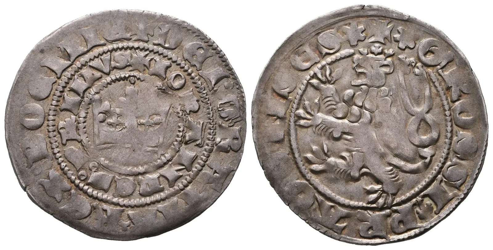 Jan Lucemburský, Pražský groš, Castelin 36