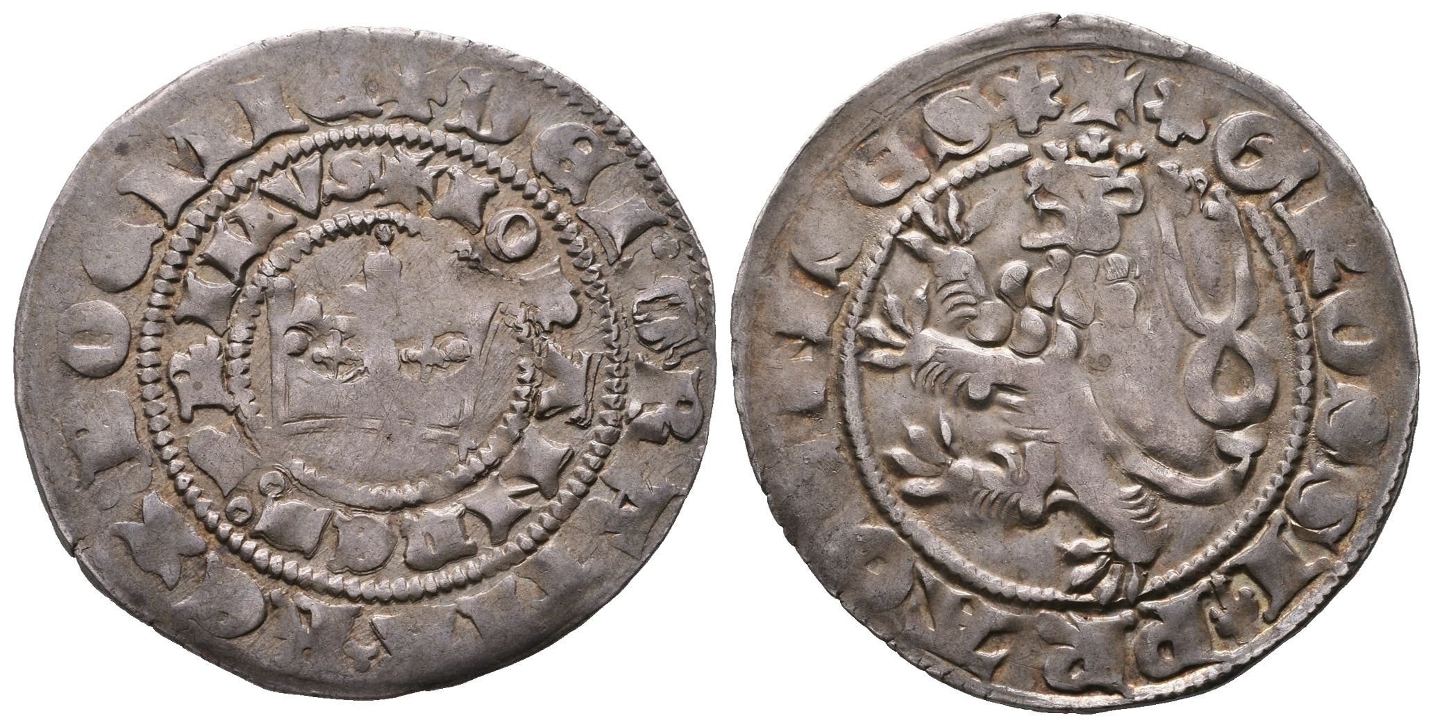 Jan Lucemburský, Pražský groš, Castelin 36