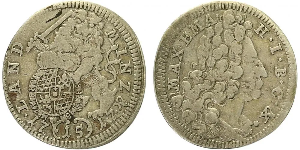 Bavorsko, Maximilian II. Emanuel, 1679 - 1726 — 1