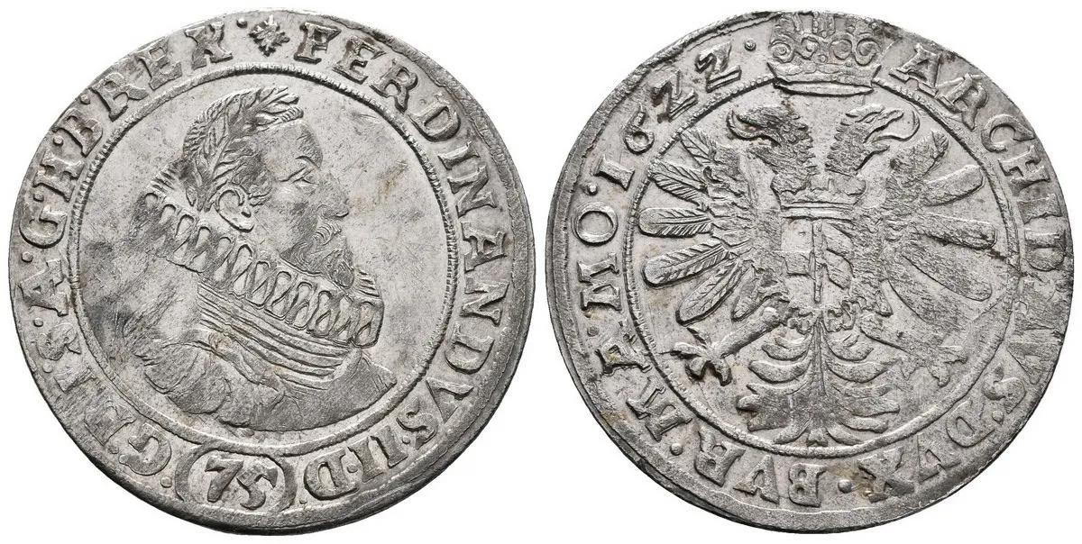 Ferdinand II., 1619 - 1637 (Mince kiprová) — 1