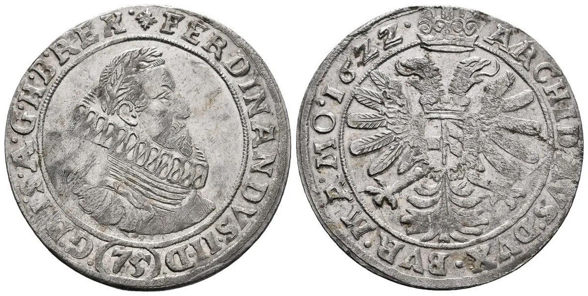 Ferdinand II., 1619 - 1637 (Mince kiprová) — 1