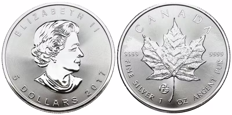 Kanada, 5 Dollars 2017 - Maple Leaf