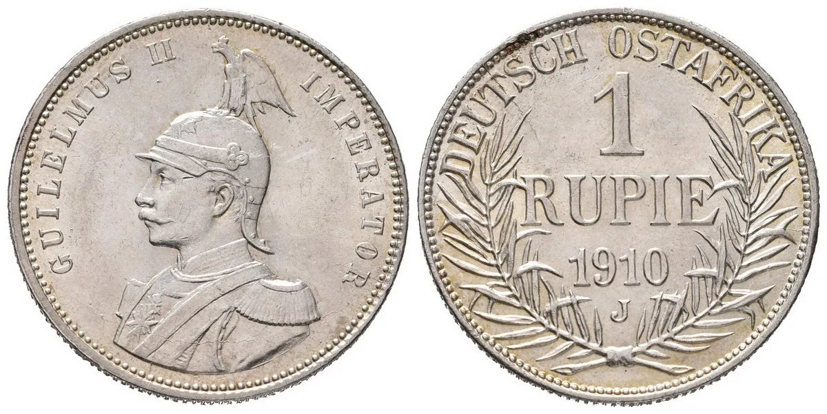 Koloniální ražby, Německá Východní Afrika — 1
