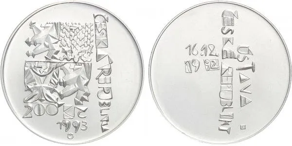 200 Kč 1993 - Ústava České republiky