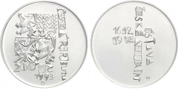 200 Kč 1993 - Ústava České republiky