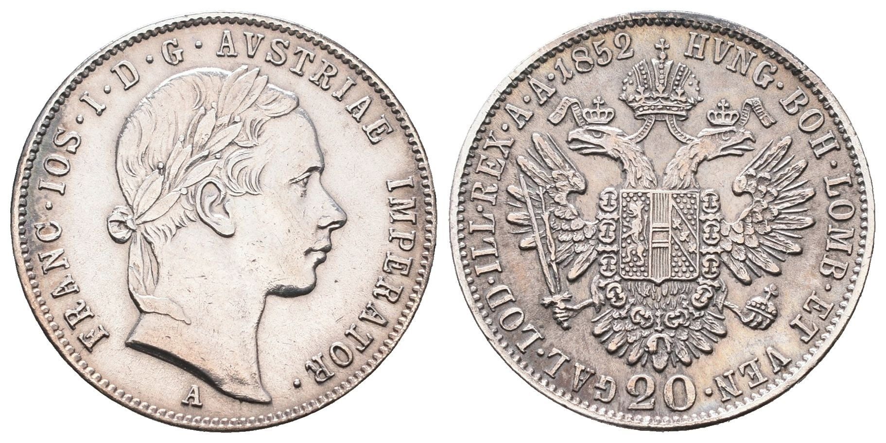 20 Krejcar 1852 A