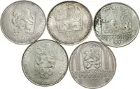 Soubor mincí 100 Kčs 1976 - Viktor Kaplan, 1977 - Hollar, — 2