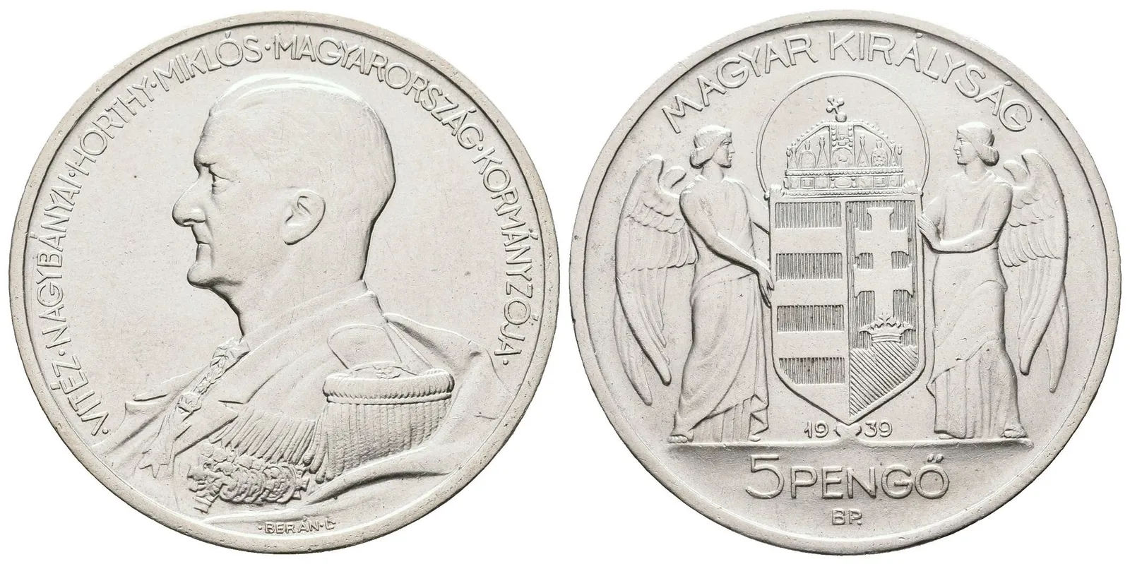 Maďarsko, 5 Pengo 1939