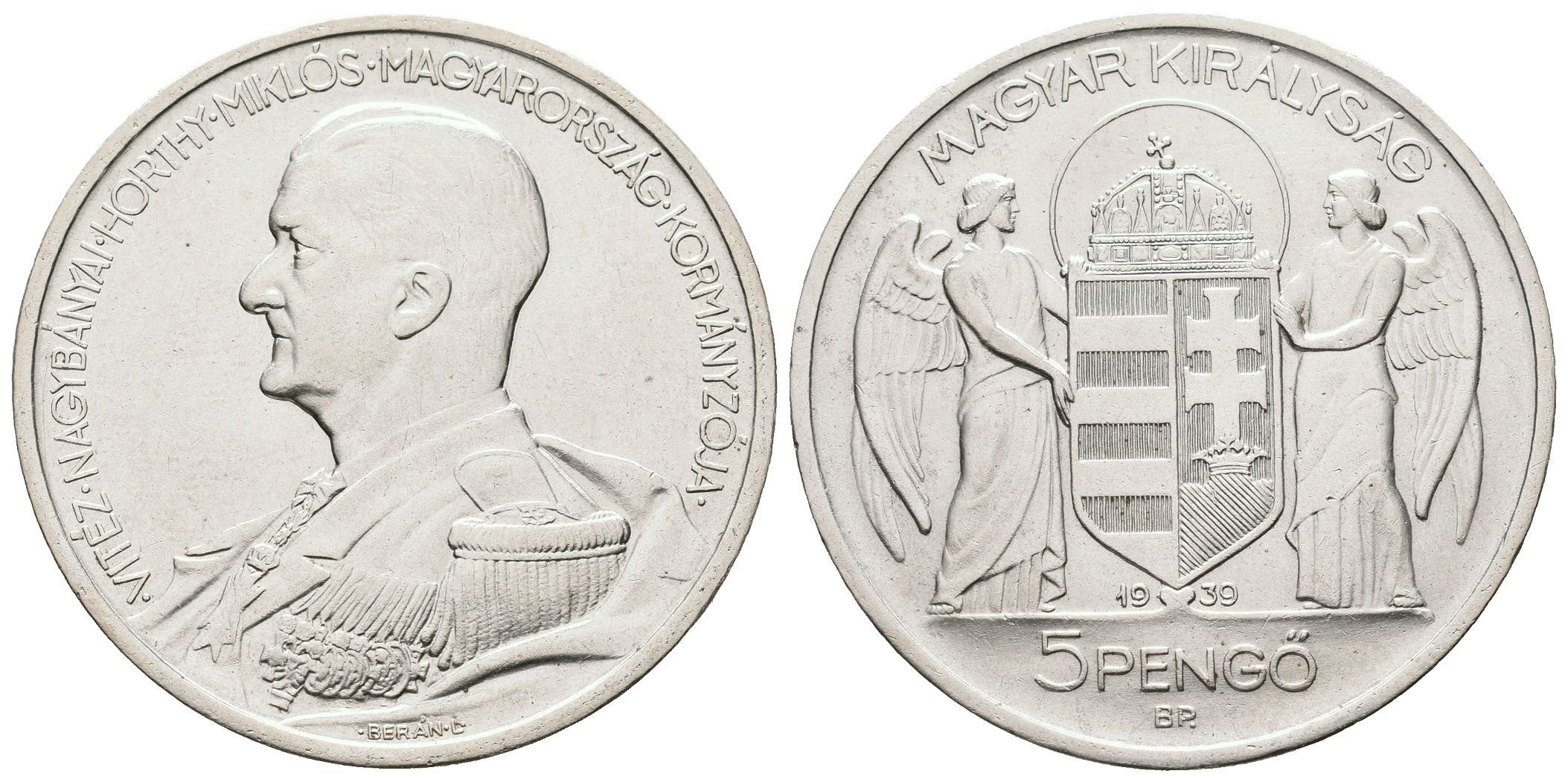 Maďarsko, 5 Pengo 1939