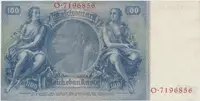 Německo, 100 Reichsmark 1935, typ H/O, Hej.D8b - fotografie 2