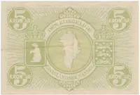 Grónsko, 5 Kroner (1953-1967), P.18a - fotografie 2
