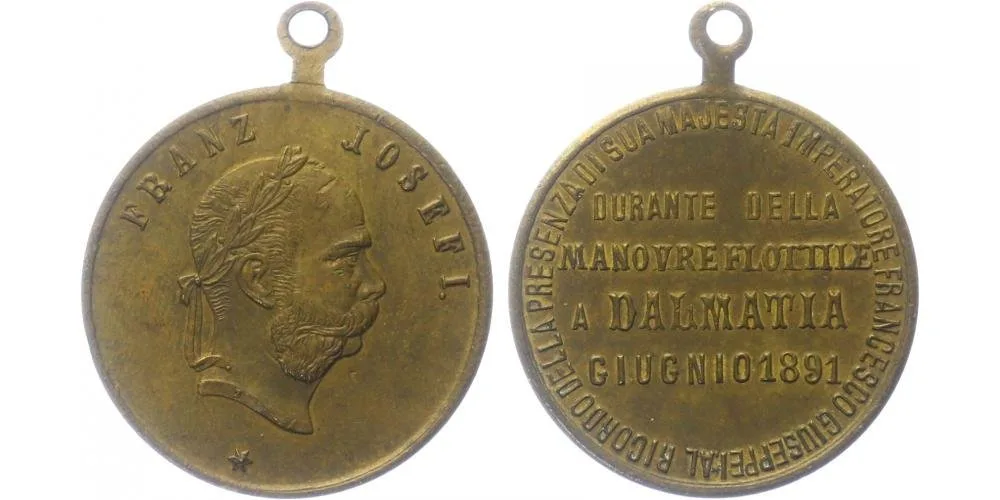František Josef I., medaile vojenských manévrů — 1
