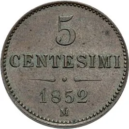 Konvenční měna, 1848 - 1857 — 1
