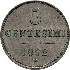 Konvenční měna, 1848 - 1857 — 1