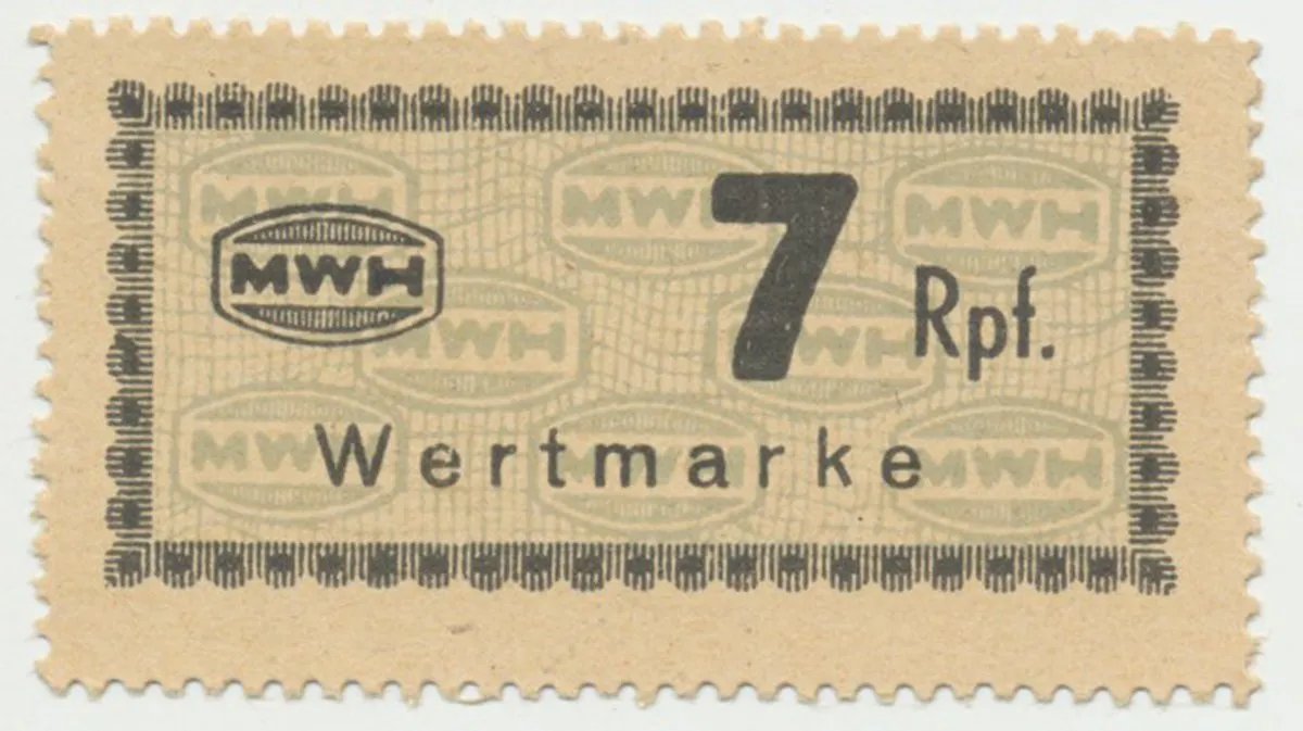 Holleischen (Holýšov) - MWH, 7 Reichspfennige b.d., Grab.Ho7