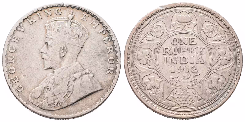 Indie, Rupie 1912