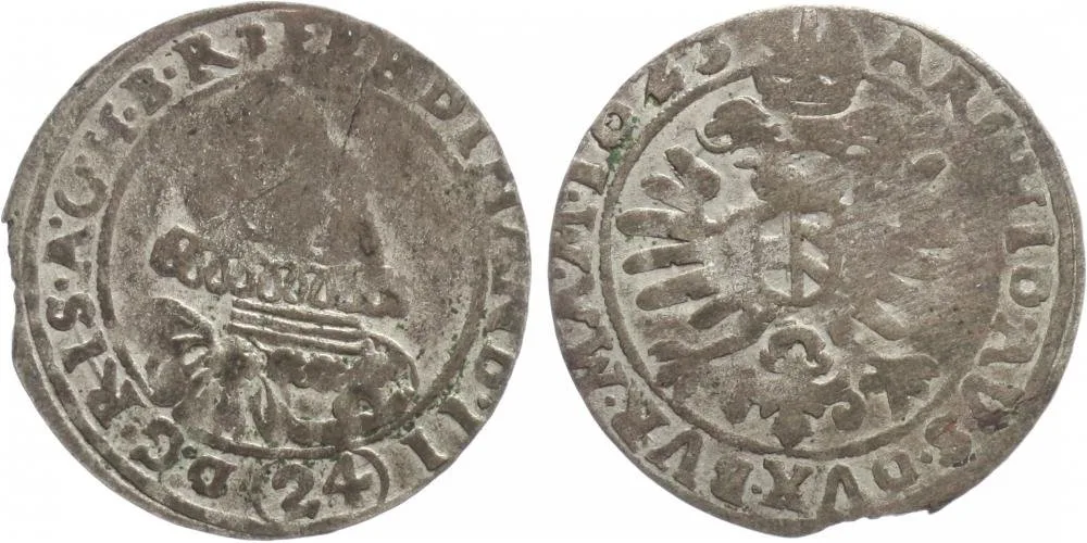 Ferdinand II., 1619 - 1637 (Mince kiprová) — 1