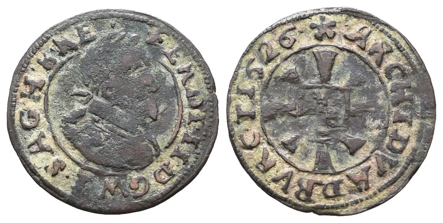 Ferdinand II., 1619 - 1637 (Mince kiprová) — 1