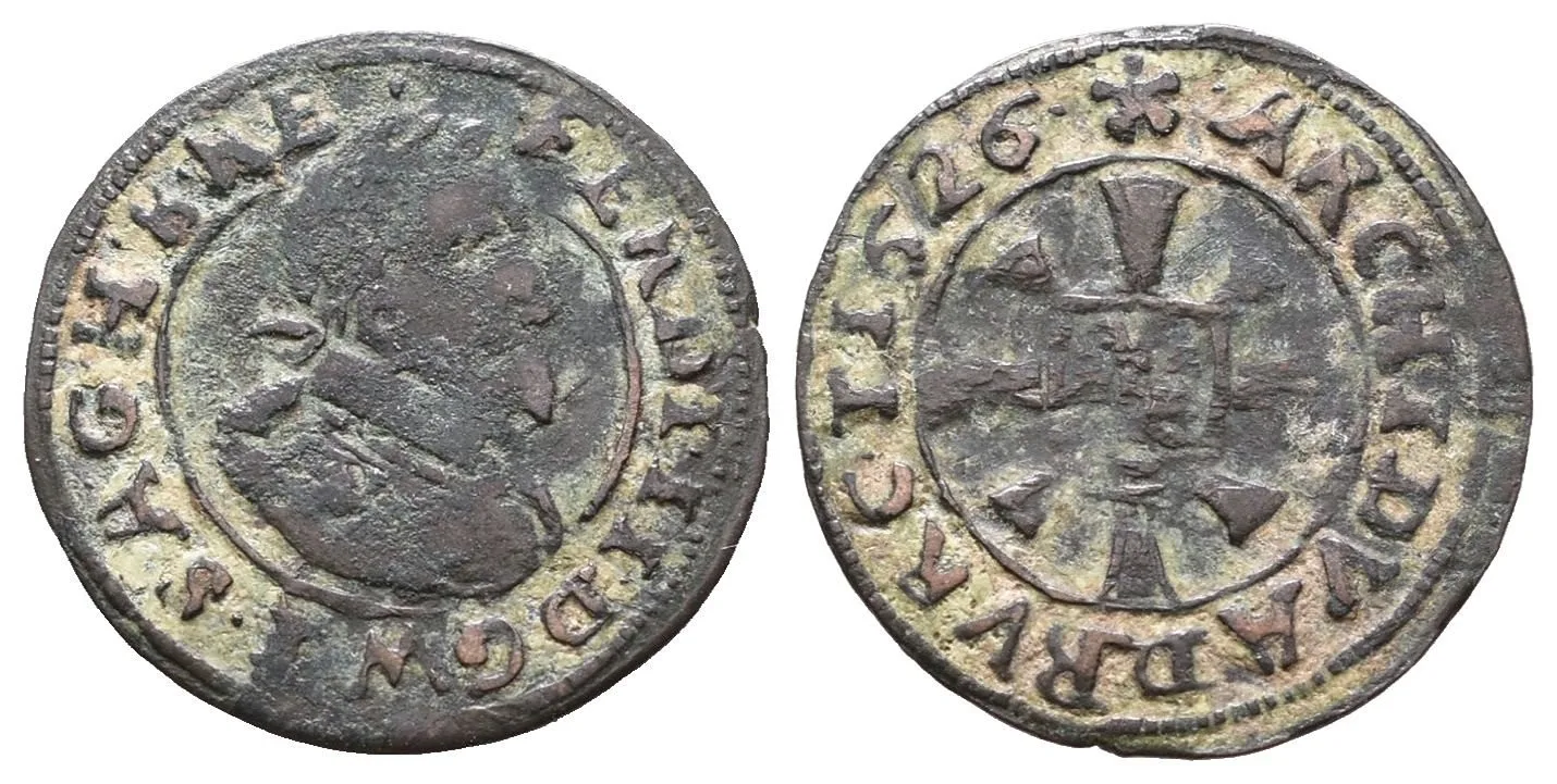 Ferdinand II., 1619 - 1637 (Mince kiprová) — 1