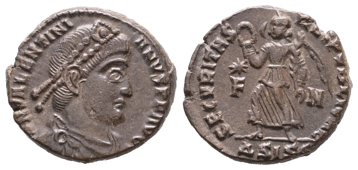 Valentinianus I., nummus, Siscia, RIC IX 14