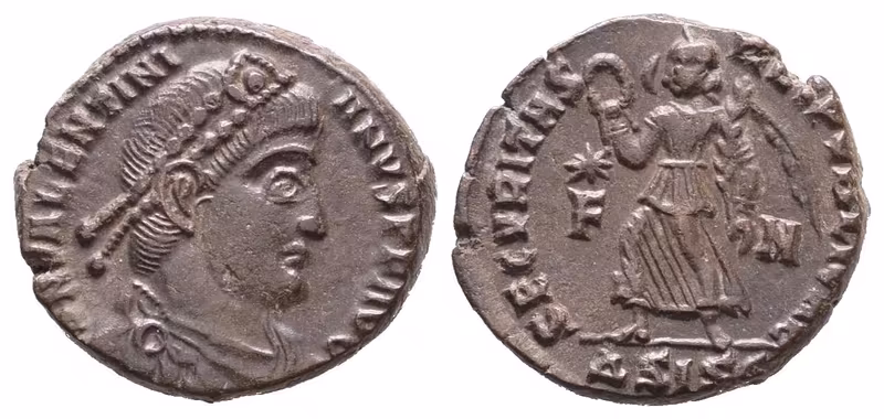 Valentinianus I., nummus, Siscia, RIC IX 14