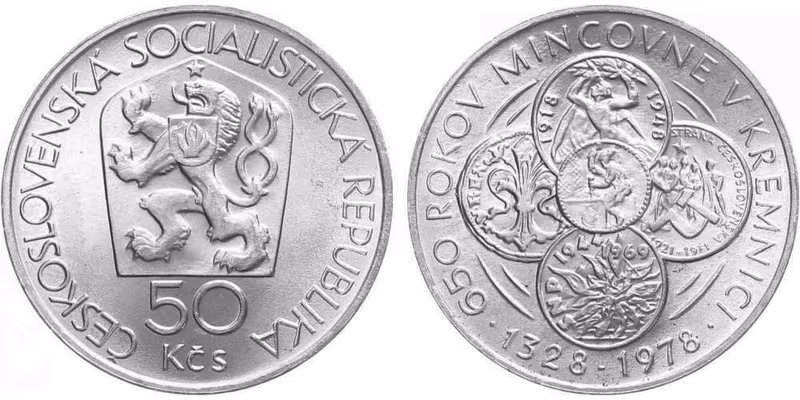 50 Kčs 1978 - Mincovna Kremnica