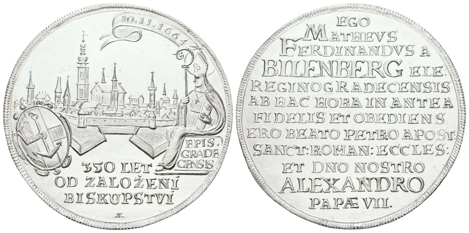 AR Medaile 2006 (P. Soušek) - K 350. výročí založení biskupství. — 1