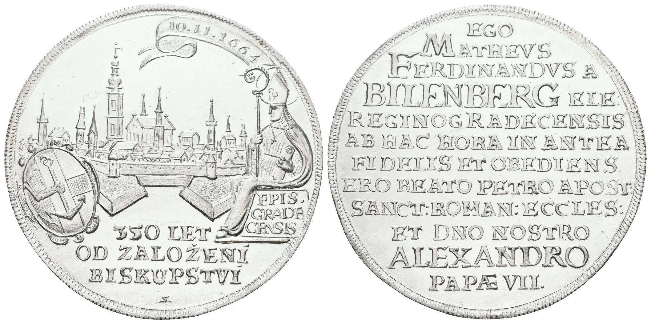 AR Medaile 2006 (P. Soušek) - K 350. výročí založení biskupství. — 1