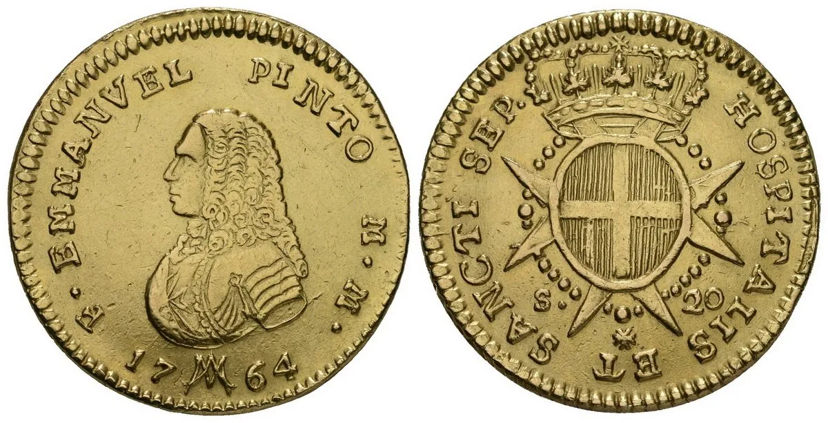 Malta - Řád Johanitů, Emmanuel Pinto, 1741 - 1773 — 1