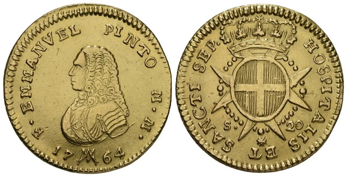Malta - Řád Johanitů, Emmanuel Pinto, 1741 - 1773 — 1
