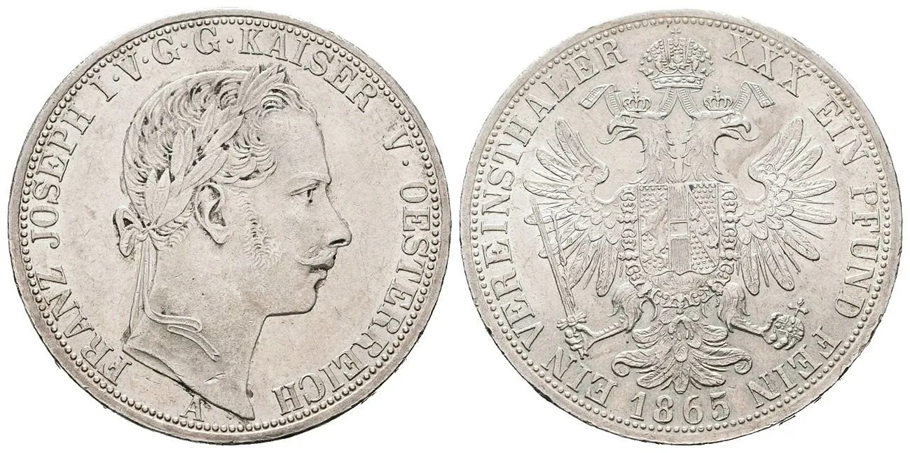 Rakouská a spolková měna, 1857 - 1892 — 1