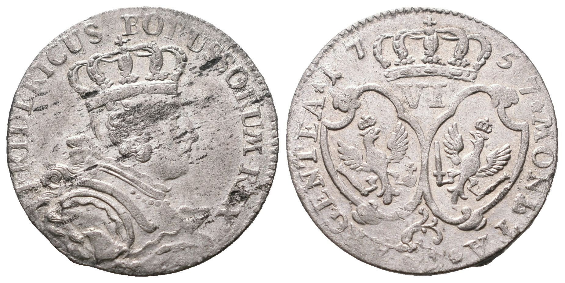Prusko, 6 Groš 1757 C