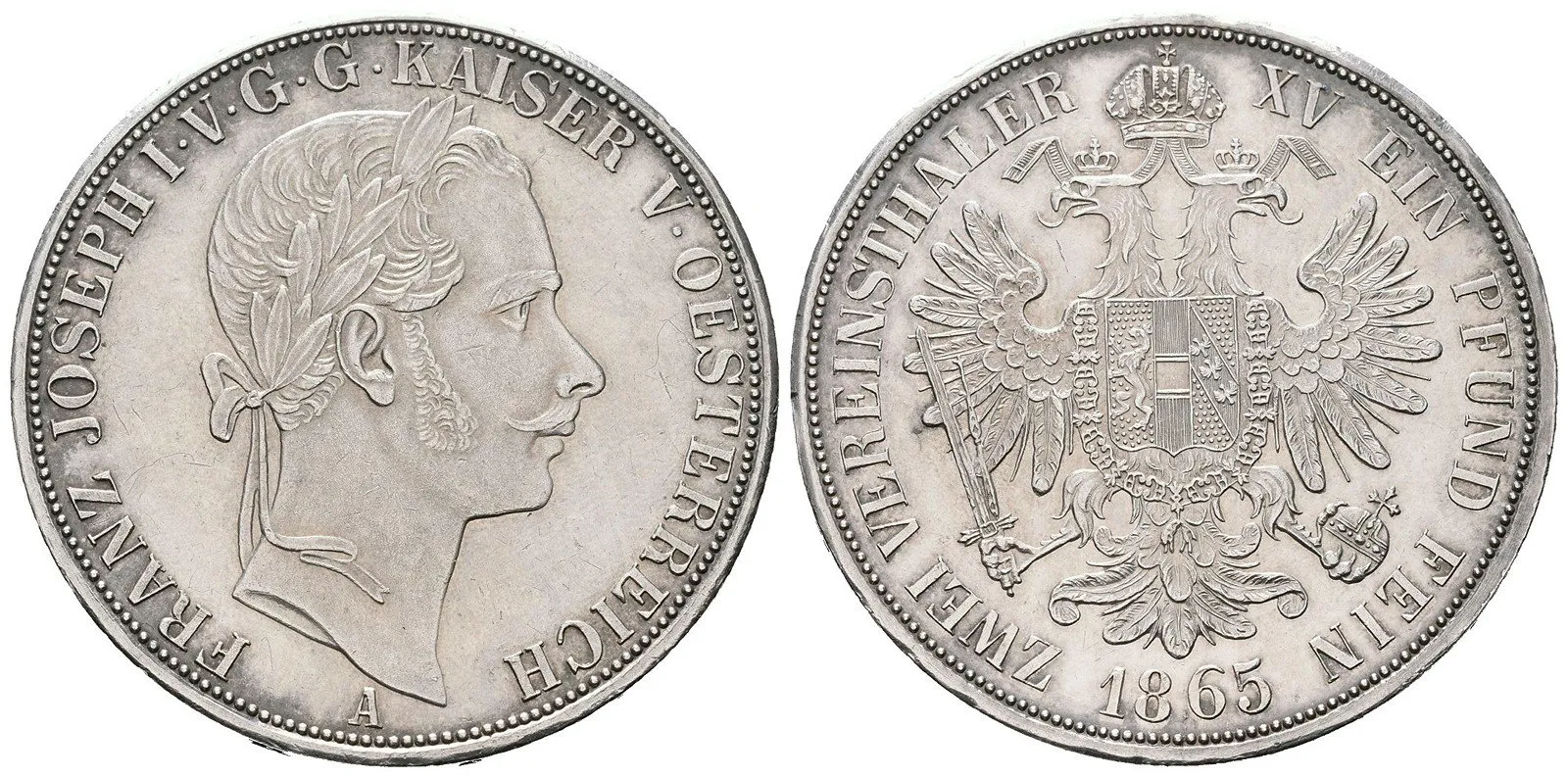 Rakouská a spolková měna, 1857 - 1892 — 1