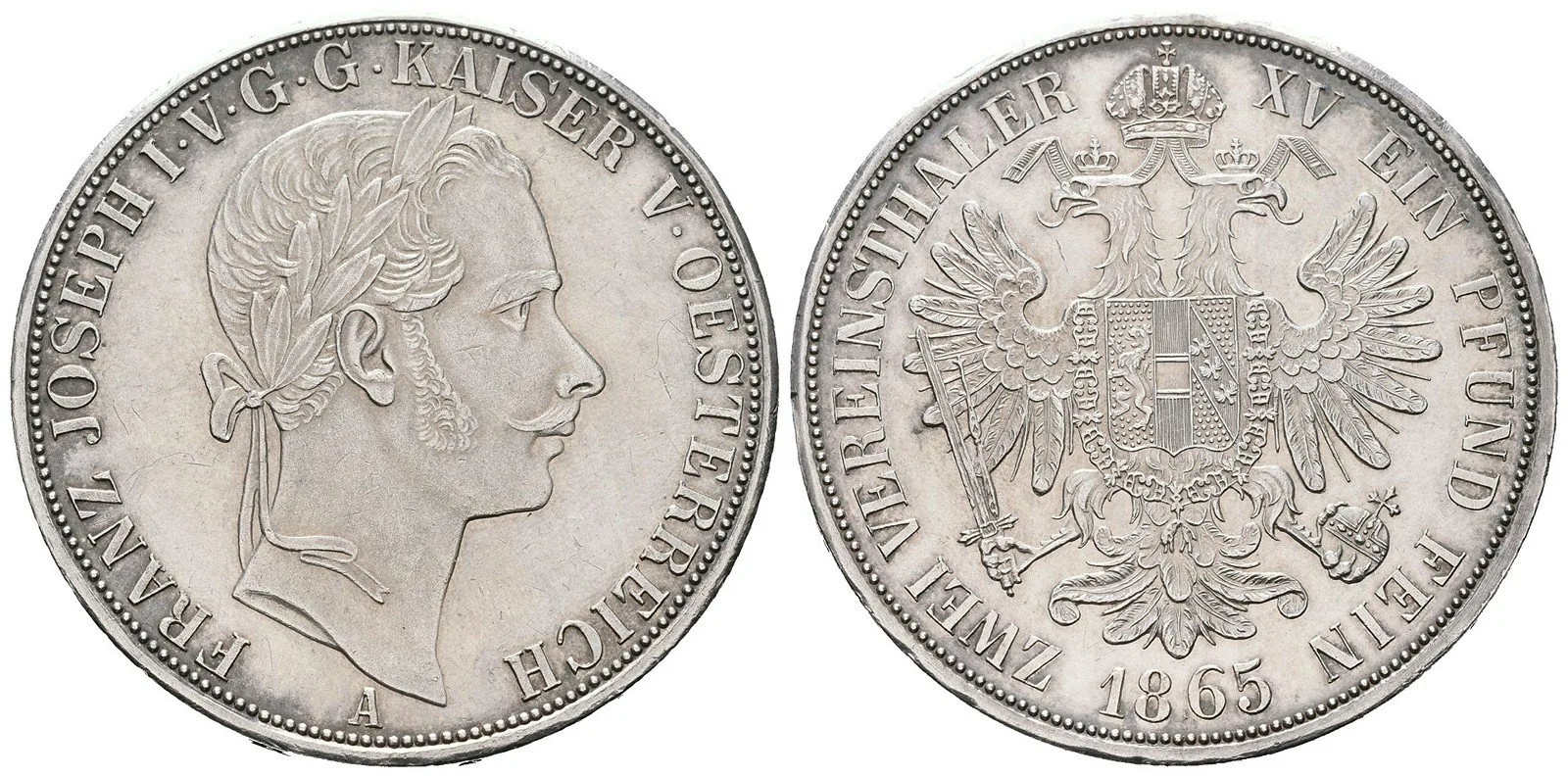 Rakouská a spolková měna, 1857 - 1892 — 1