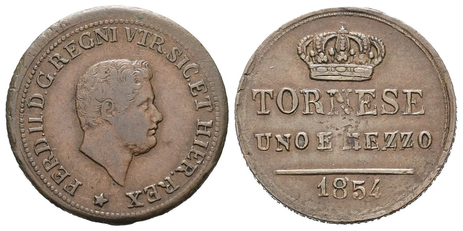 Itálie - Neapol a Sicilie, Ferdinand II., 1830 - 1859 — 1