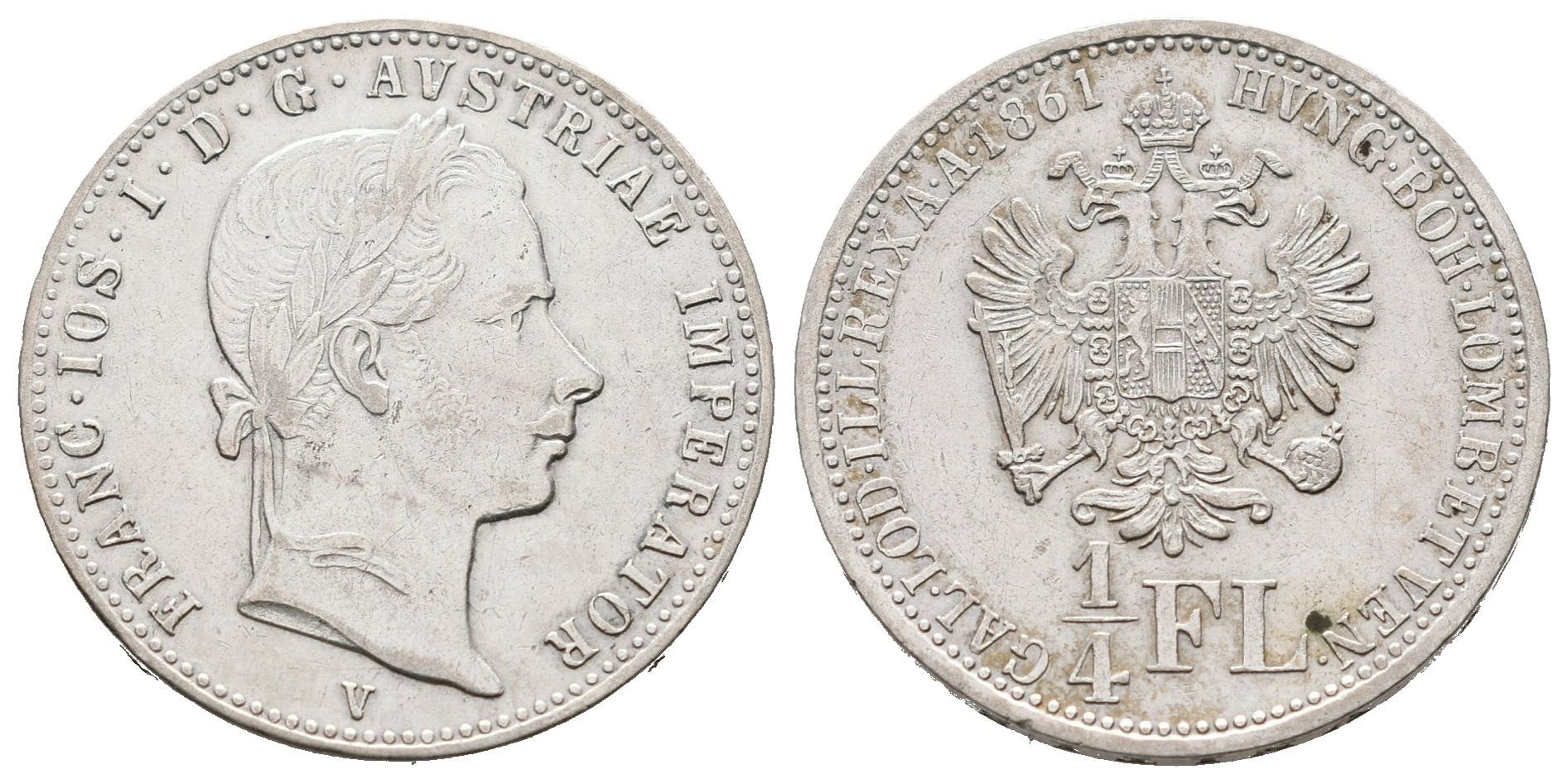 1/4 Zlatník 1861 V