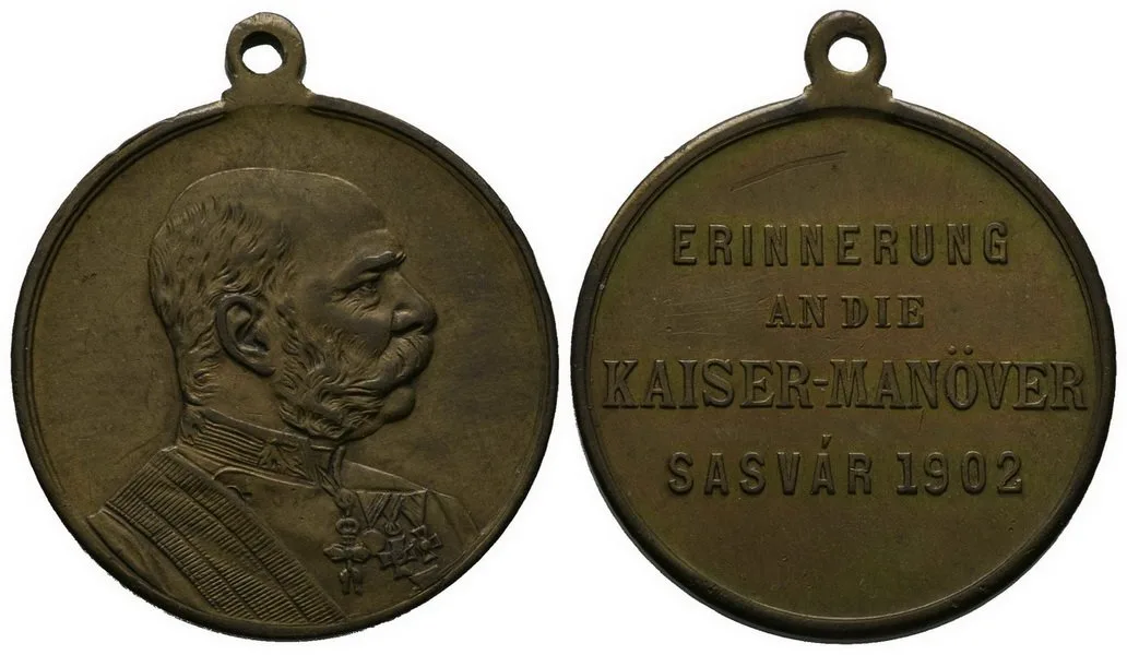 František Josef I., medaile vojenských manévrů — 1