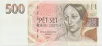 Česká republika, 500 Koruna 1993, série A, tisk Anglie, Hej..CZ10a1
