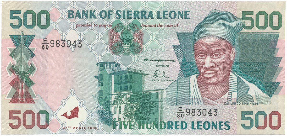 Sierra Leone, 500 Leones 1995, P.23a